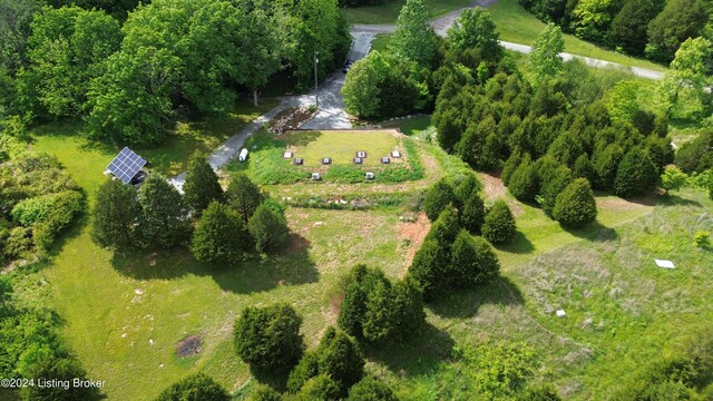 view of aerial view