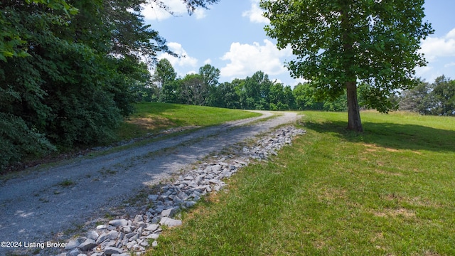 view of road