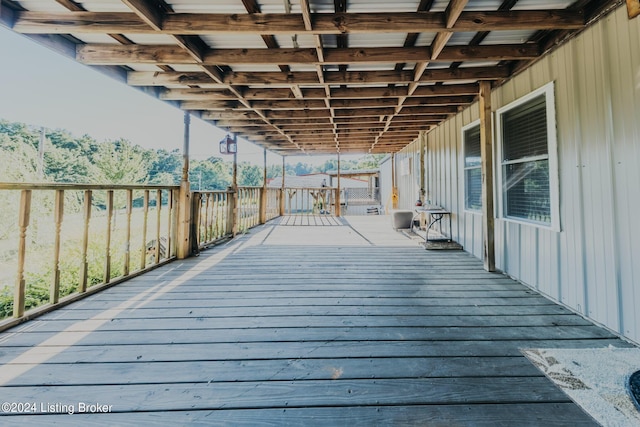 view of deck