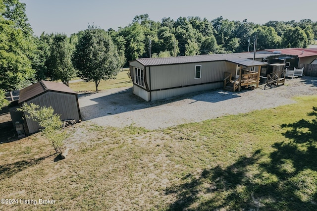 view of back of property