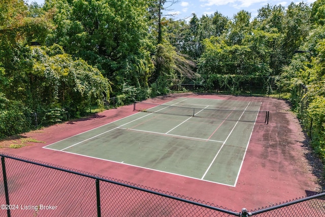 view of sport court