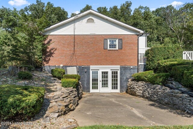 view of rear view of property