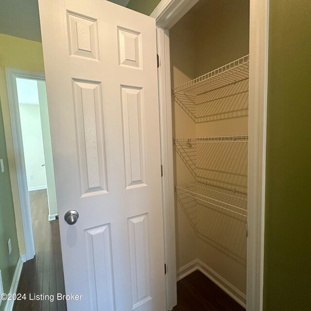 view of closet