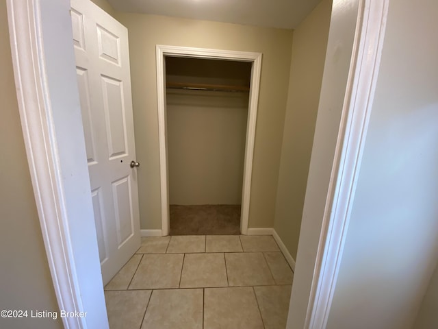 view of closet