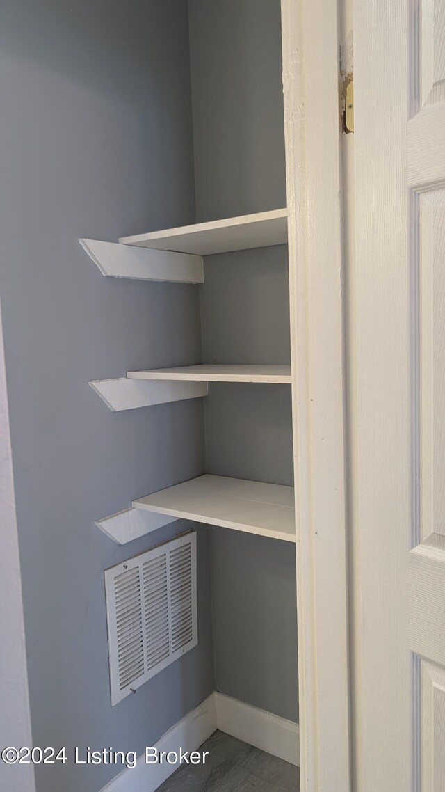 view of closet