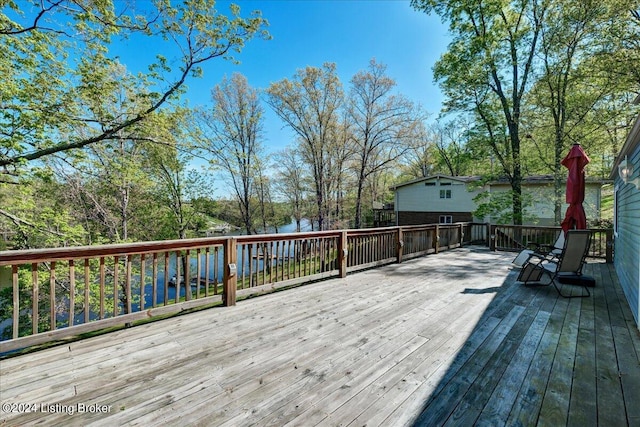 view of deck