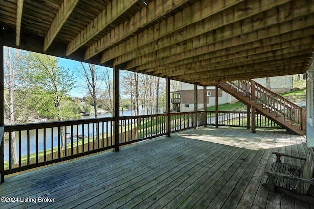 view of deck