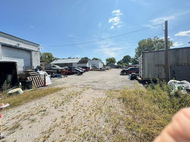 view of car parking