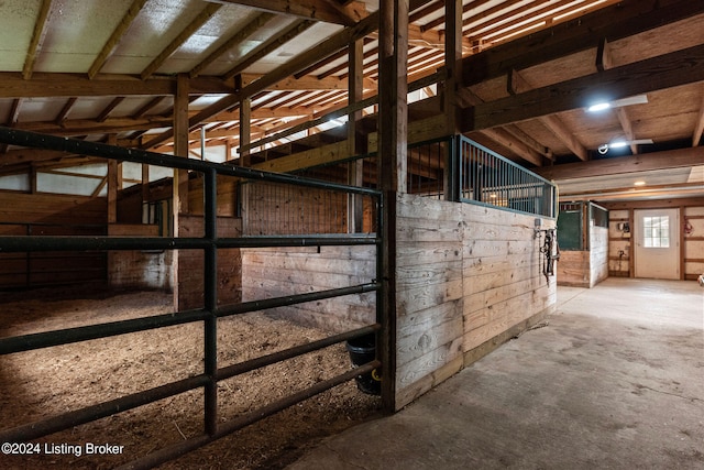 view of stable