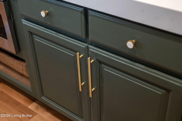 interior details featuring light hardwood / wood-style floors