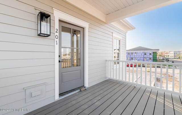 view of deck