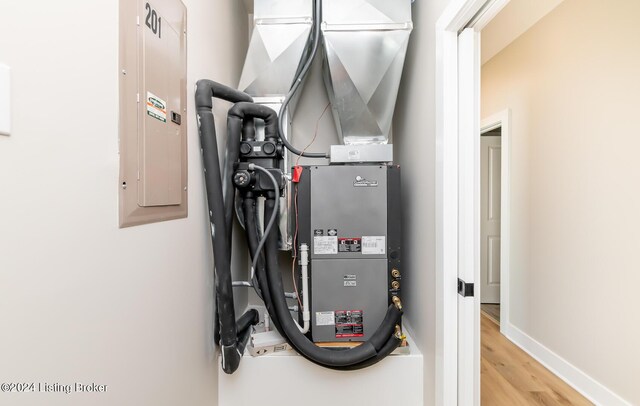 utility room featuring electric panel