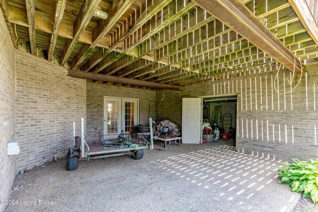 view of patio / terrace with french doors