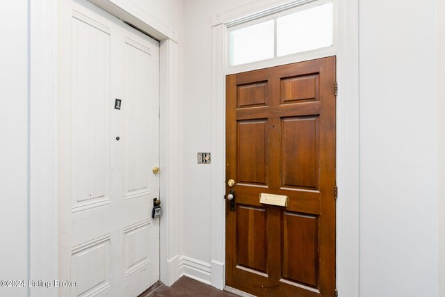 view of entrance foyer