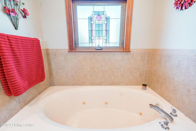 bathroom with a bathtub