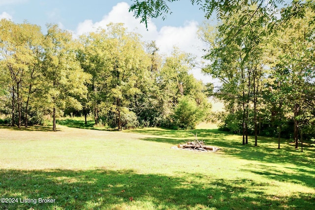 surrounding community featuring a lawn