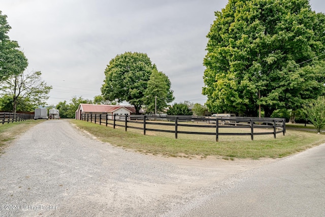 4626 Glen Rose Rd, Louisville, KY 40229 - view of street featuring gravel driveway and an enclosed area