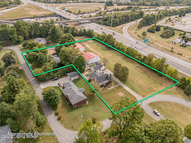4626 Glen Rose Rd, Louisville, KY 40229 - birds eye view of property featuring a rural view
