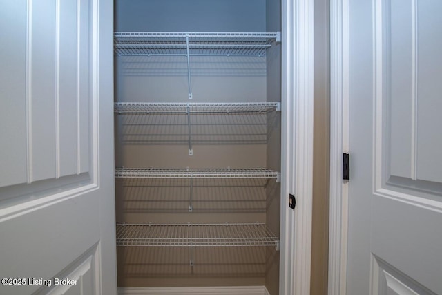 view of pantry