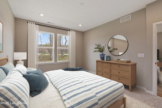 220 Harvest Moon Ct Unit 215B, Shepherdsville, KY 40165 - bedroom with carpet floors, baseboards, and recessed lighting