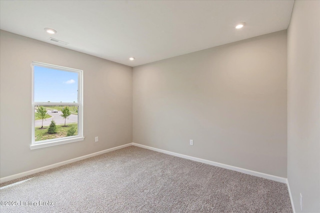 120 Exploration Path Unit 5B, Shelbyville, KY 40065 - carpeted empty room featuring baseboards and recessed lighting