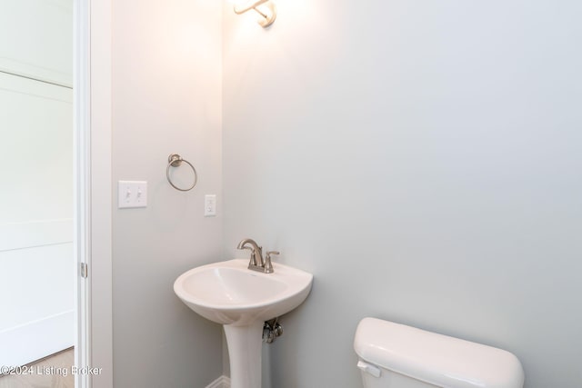 bathroom with toilet