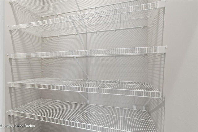 view of storage area