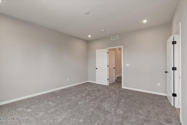 162 Harvest Point Way, Mt Washington, KY 40047 - unfurnished bedroom with carpet floors, baseboards, and recessed lighting