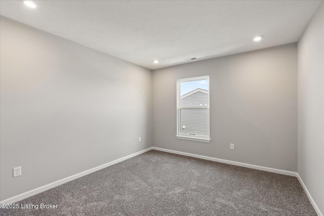 162 Harvest Point Way, Mt Washington, KY 40047 - carpeted spare room featuring baseboards and recessed lighting