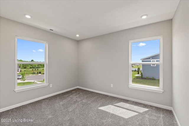 162 Harvest Point Way, Mt Washington, KY 40047 - empty room with carpet floors, baseboards, and recessed lighting
