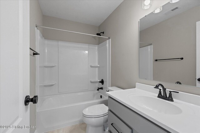 162 Harvest Point Way, Mt Washington, KY 40047 - full bathroom featuring toilet, vanity, tile patterned floors, and bathing tub / shower combination