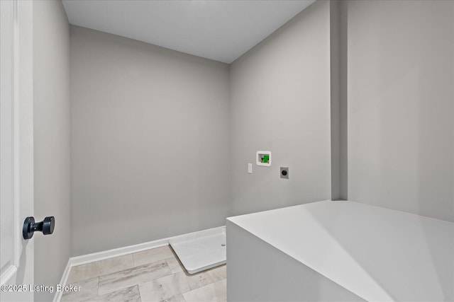 162 Harvest Point Way, Mt Washington, KY 40047 - laundry area with electric dryer hookup, washer hookup, and baseboards
