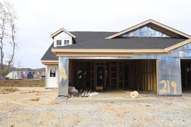 view of property under construction