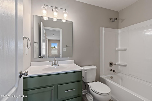 196 Harvest Moon Ct Unit 219A, Shepherdsville, KY 40165 - full bathroom featuring vanity,  shower combination, and toilet