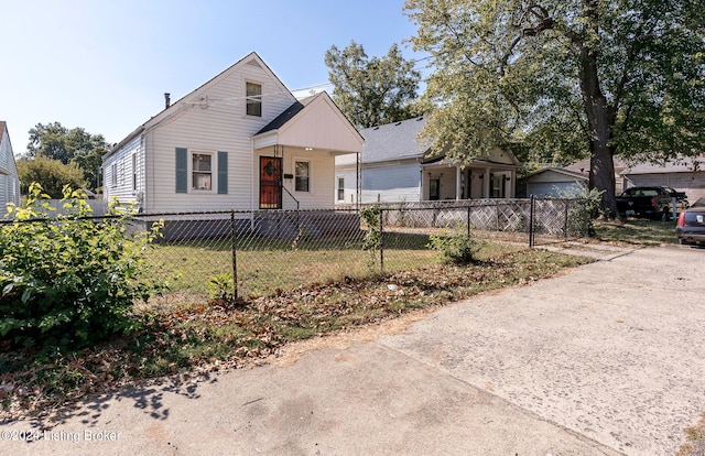 view of front facade with a porch