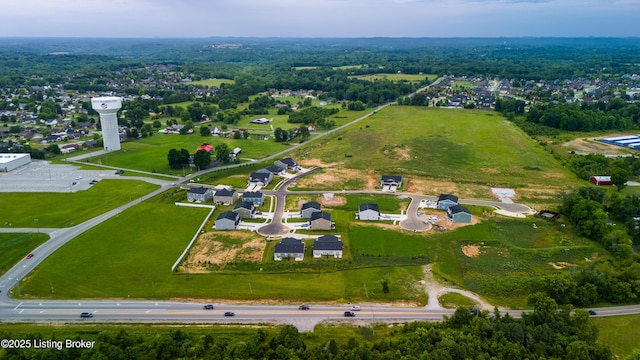 aerial view of property and surrounding area