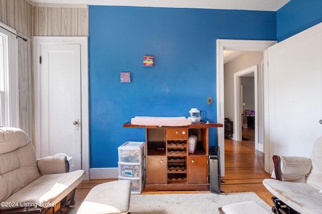 interior space featuring light hardwood / wood-style floors