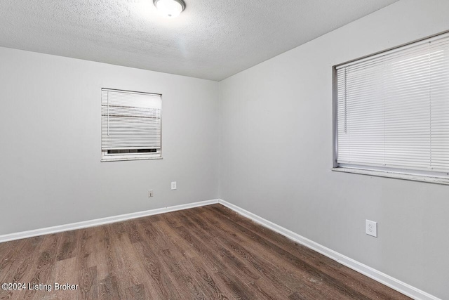 1710 Liberty Bell Way, Louisville, KY 40215 - spare room featuring dark wood-type flooring and a textured ceiling