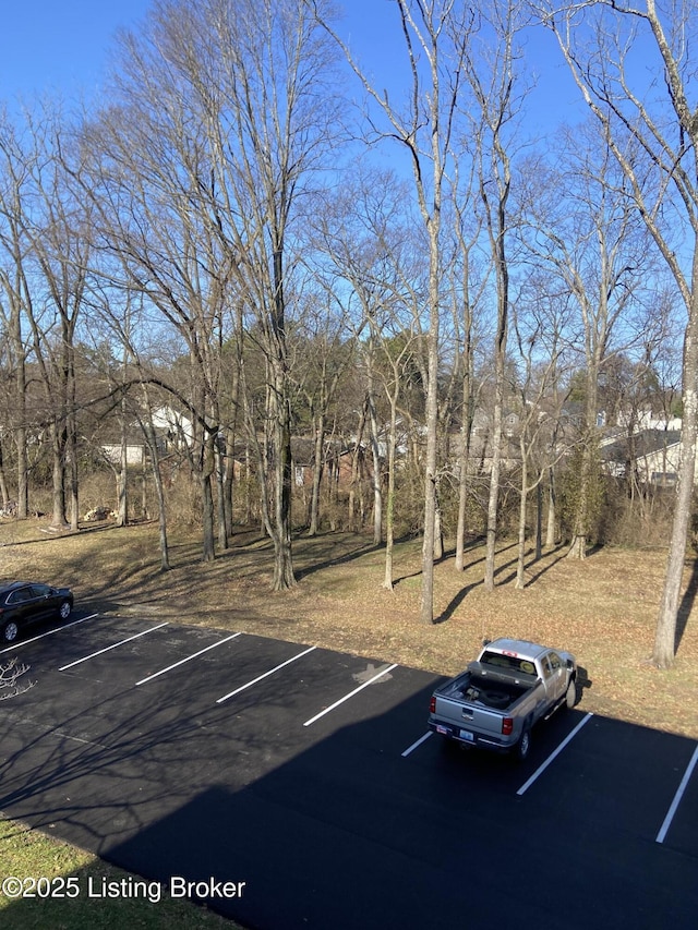 view of parking / parking lot