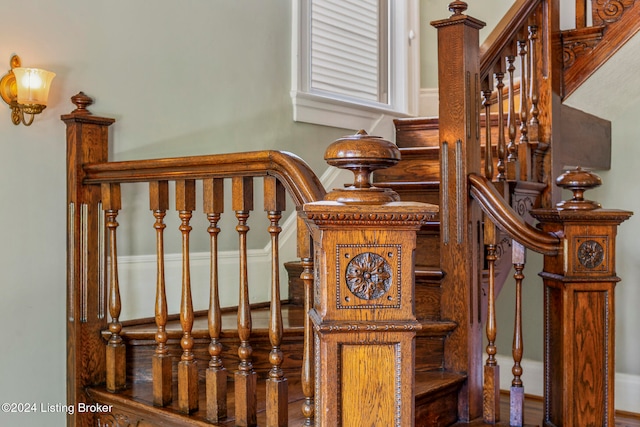 view of staircase