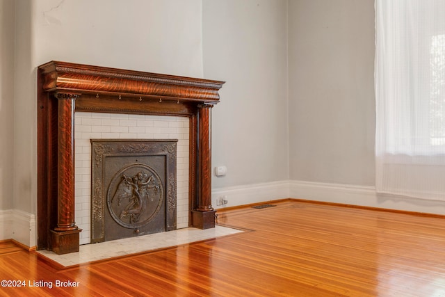 room details featuring hardwood / wood-style flooring