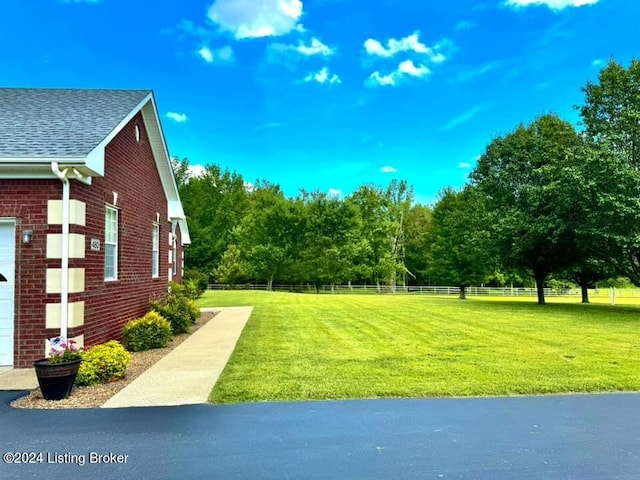 view of yard