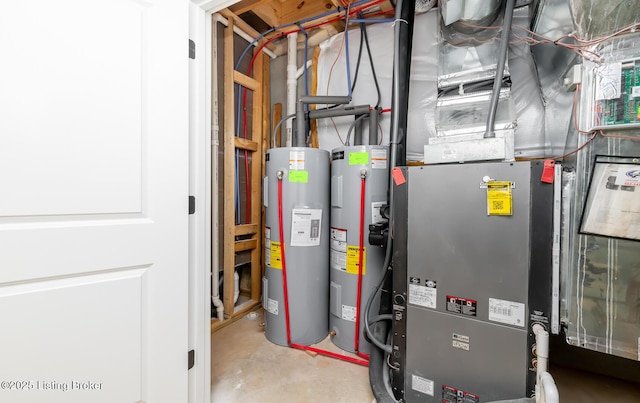 utilities with electric water heater