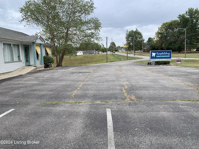 8910 Main St, Campbellsburg, KY 40011 - view of uncovered parking lot
