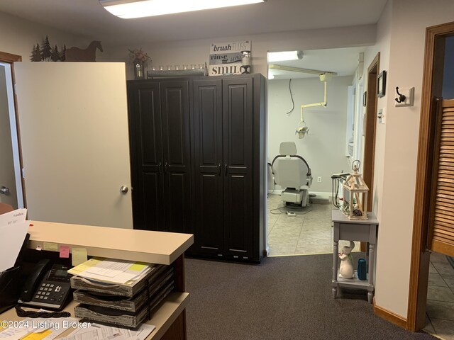 8910 Main St, Campbellsburg, KY 40011 - interior space featuring baseboards and carpet flooring