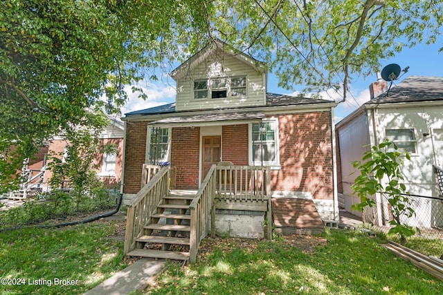 view of bungalow-style home