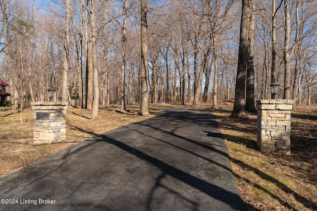 view of road