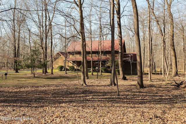 view of front of property