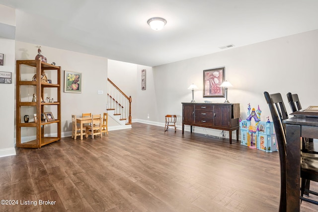 interior space featuring hardwood / wood-style floors