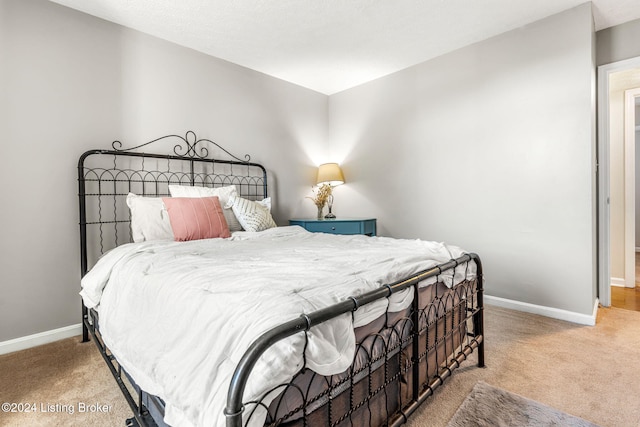 bedroom with carpet flooring